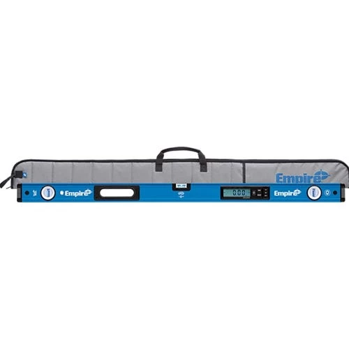 Empire EM105 Digital 48" Magnetic Box Level w/ Case True Blue em105.48 1 Empire EM105 Digital 48" Magnetic Box Level w/ Case True Blue em105.48
