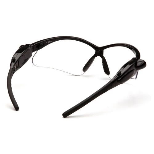 Pyramex PMXTREME LED Clear Anti-Fog Lens with Black Frame and Pivoting LED Temples SB6310STPLED 2 Pyramex PMXTREME LED Clear Anti-Fog Lens with Black Frame and Pivoting LED Temples SB6310STPLED - Image 2