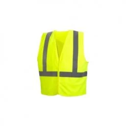 Pyramex Class 2 Hi-Viz Safety Vest Solid No-Pocket Hook/Loop RVHL2910 -Your Work Shield Sales 17095 zxl2d9opinxxegb6