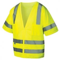 Pyramex Class 3 Hi-Viz Safety Vest Mesh 5 Pocket Zipper RVZ3110 -Your Work Shield Sales 18097 c0rsmty4ciykspqf