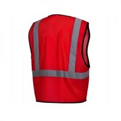 Pyramex Red Vest w/Reflect RV1227 -Your Work Shield Sales 22477 2 cv42cokgylf8fhkh