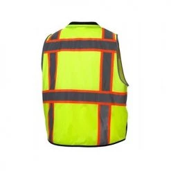 Pyramex RVZ44B Series Type R - Class 2 Hi-Vis Lime Safety Vest with Black Bottom RVZ4410B -Your Work Shield Sales 22765 2 qjecing8mywgj4jf