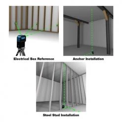 Empire 125' Green Self-Leveling 3-Point Laser ELG3D -Your Work Shield Sales 23604 3 ldetyzjxtmniggi8