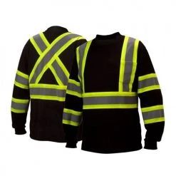 Pyramex Black Reflective Long Sleeve T-Shirt RCLTS3111 -Your Work Shield Sales 23632 3 vm5qmrukwygzvywt