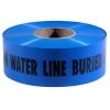 Empire Blue Non-Detectable Warning Tape - inCaution Water Line Buried Belowin 3" x 1000' 22-018