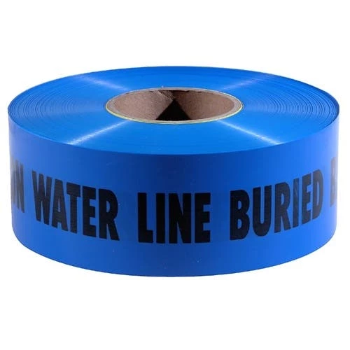 Empire Blue Non-Detectable Warning Tape - inCaution Water Line Buried Belowin 3" x 1000' 22-018 1 Empire Blue Non-Detectable Warning Tape - inCaution Water Line Buried Belowin 3" x 1000' 22-018