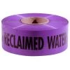 Empire Purple Non-Detectable Warning Tape 'Caution Reclaimed Water - Do Not Drink' 3" x 1000' 22-112