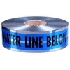 Empire Blue Detectable Warning Tape inCaution Water Line Belowin 3" x 1000' 31-022