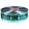 Empire Green Detectable Warning Tape inCaution Sewer Line Belowin 3" x 1000' 31-053