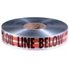 Empire Orange Detectable Warning Tape inCaution Oil Line Belowin 2" x 1000' 31-087