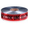 Empire Red Detectable Warning Tape inCaution Electric Line Belowin 3" x 1000' 31-107