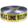 Empire Yellow Detectable Warning Tape inCaution Gas Line Belowin 6" x 1000' 31-143