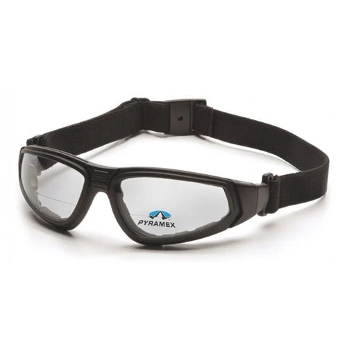 Pyramex Clear +2.0 H2X Anti-Fog XSG Reader Lens With Black Strap/Temples GB4010STR20 1 Pyramex Clear +2.0 H2X Anti-Fog XSG Reader Lens With Black Strap/Temples GB4010STR20