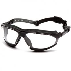 Your Work Shield Sales 5 Pyramex Isotope Clear H2MAX Anti-Fog Lens with Black Frame GB9410STM