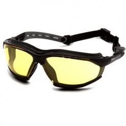 Your Work Shield Sales 9 Pyramex Isotope Amber H2MAX Anti-Fog Lens with Black Frame GB9430STM