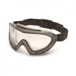 Your Work Shield Sales 13 Pyramex Capstone Gray Direct/Indirect Goggle with Clear Anti-Fog Lens GG504T
