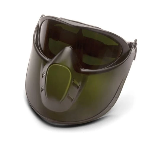 Pyramex Capstone Green Tinted Face shield with IR5 H2X Anti-Fog Lens Goggle GG504TSHIELDIR5 1 Pyramex Capstone Green Tinted Face shield with IR5 H2X Anti-Fog Lens Goggle GG504TSHIELDIR5