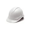 Pyramex Ridgeline Cap Hard Hat White Ratchet HP44110