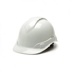 Your Work Shield Sales 20 Pyramex Ridgeline Cap Style Hard Hat White Class C Vented HP44110V