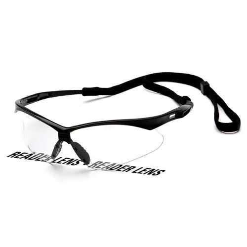 Pyramex PMXTREME Readers 2.5 Clear Lens with Black Frame and Cord SB6310SPR25 1 Pyramex PMXTREME Readers 2.5 Clear Lens with Black Frame and Cord SB6310SPR25