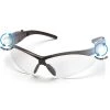 Pyramex PMXTREME LED Clear Anti-Fog Lens with Black Frame and Pivoting LED Temples SB6310STPLED