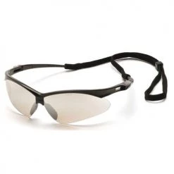 Pyramex PMXTREME Indoor/Outdoor Mirror Lens with Black Frame and Cord SB6380SP