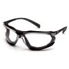 Pyramex Proximity Clear H2MAX Anti-Fog Lens Black Frame SB9310STM