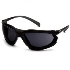 Pyramex Proximity Dark Gray H2MAX Anti-Fog Lens Black Frame SB9323STM