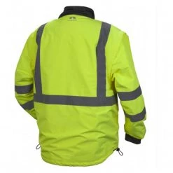 Pyramex Class 3 Hi-Vis 4-in-1 Reversible Windbreaker Jacket RJR3410 -Your Work Shield Sales rjr3410 2 1 7