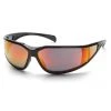 Pyramex Exeter Sky Red Mirror Anti-Fog Lens & Black Frame Glasses SB5155DT